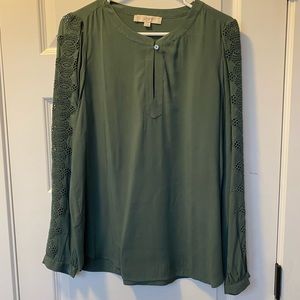 Green blouse